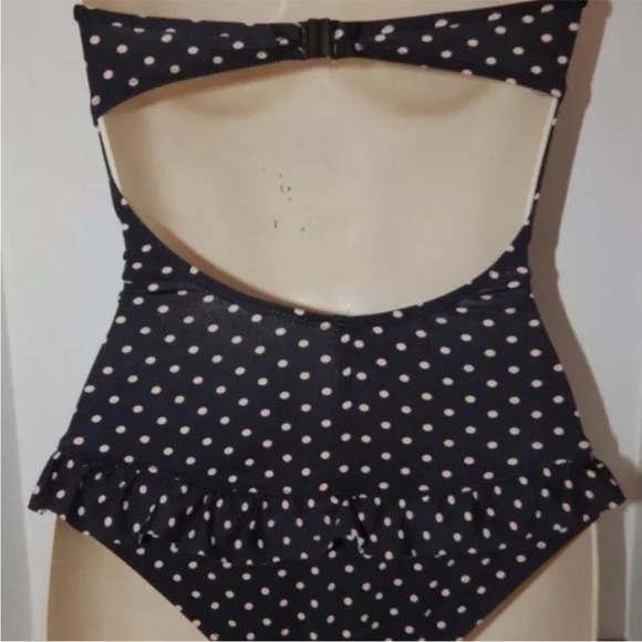 New Anthropologie polka dot bathing suit size small /6 - Picture 5 of 7